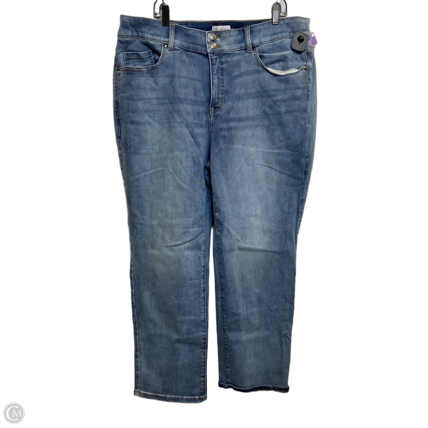 Jeans Straight By Lane Bryant In Blue Denim, Size: 22