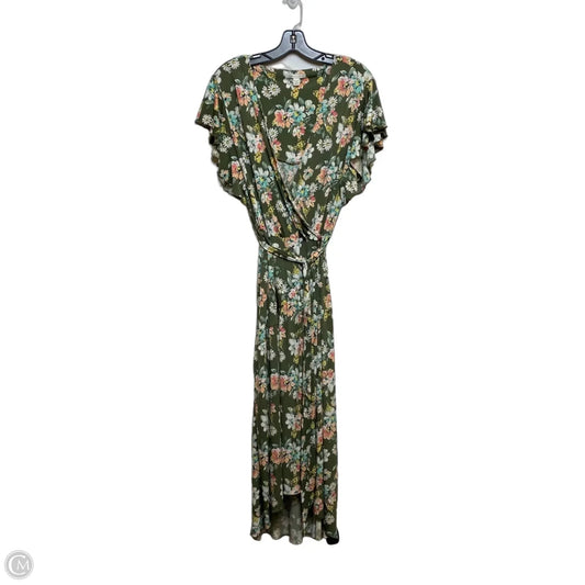 Dress Casual Midi By Cato In Green, Size: 1x