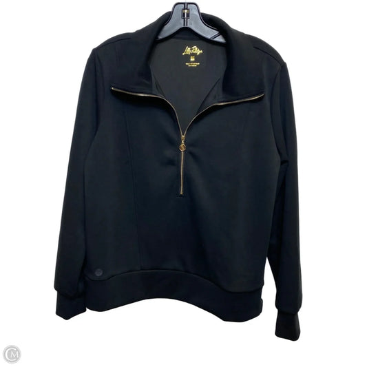 Top Long Sleeve Designer By Lilly Pulitzer In Black, Size: M