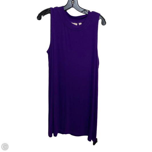 Top Sleeveless Basic By Logo In Purple, Size: L