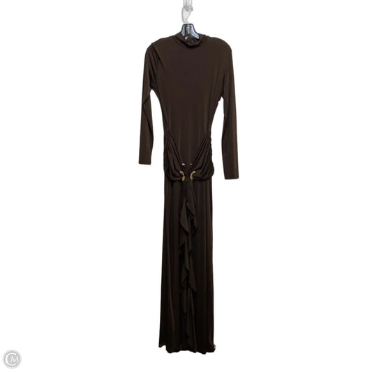 Dress Party Long By Fashion Nova In Brown, Size: Xl