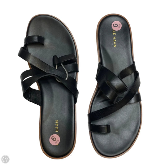 Sandals Designer By Cole-haan In Black, Size: 9