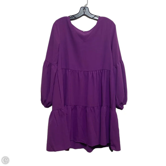 Dress Casual Short By Cmf In Purple, Size: M