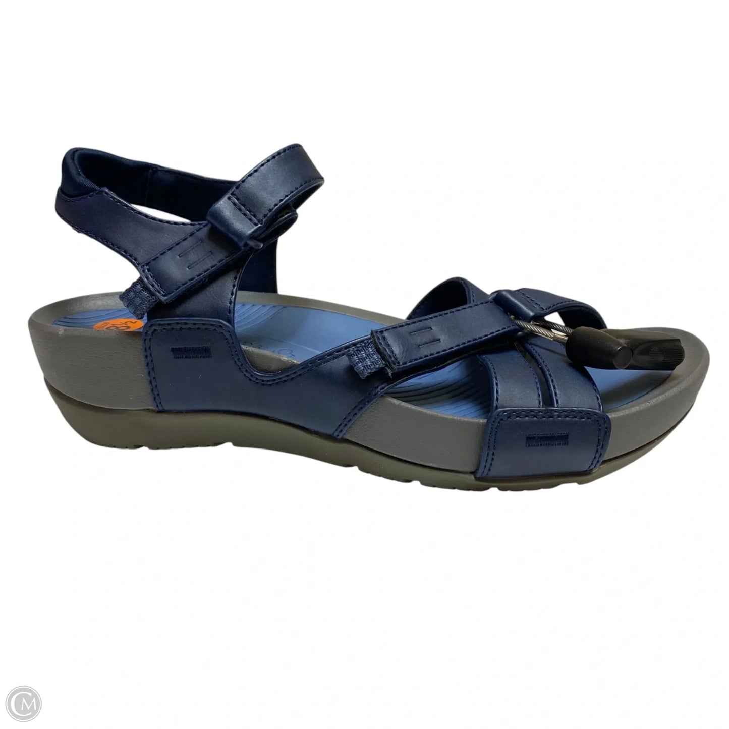 Sandals Flats By Bare Traps In Blue, Size: 8.5