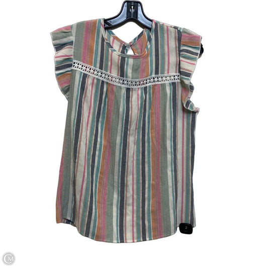 Top Sleeveless By Emery Rose In Multi-colored, Size: Xl