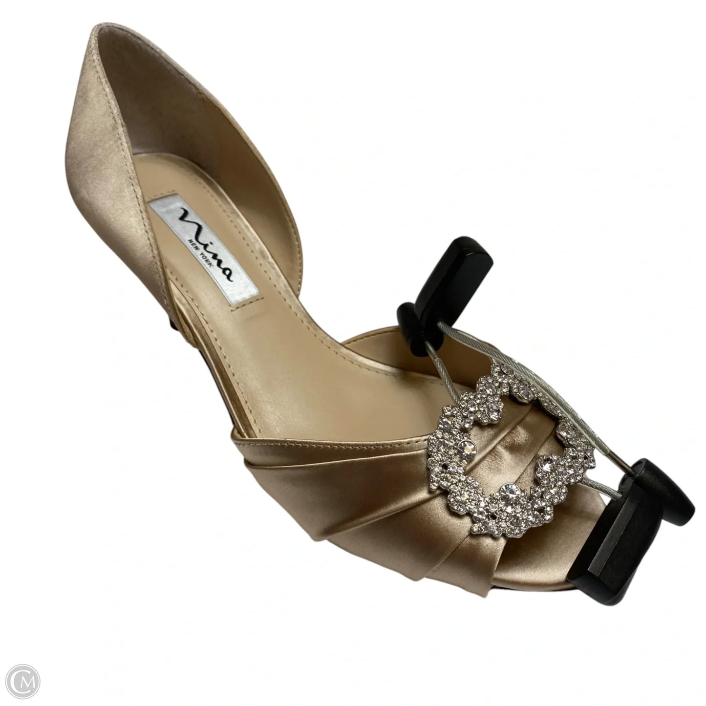 Sandals Heels Kitten By Nina In Pink, Size: 7.5