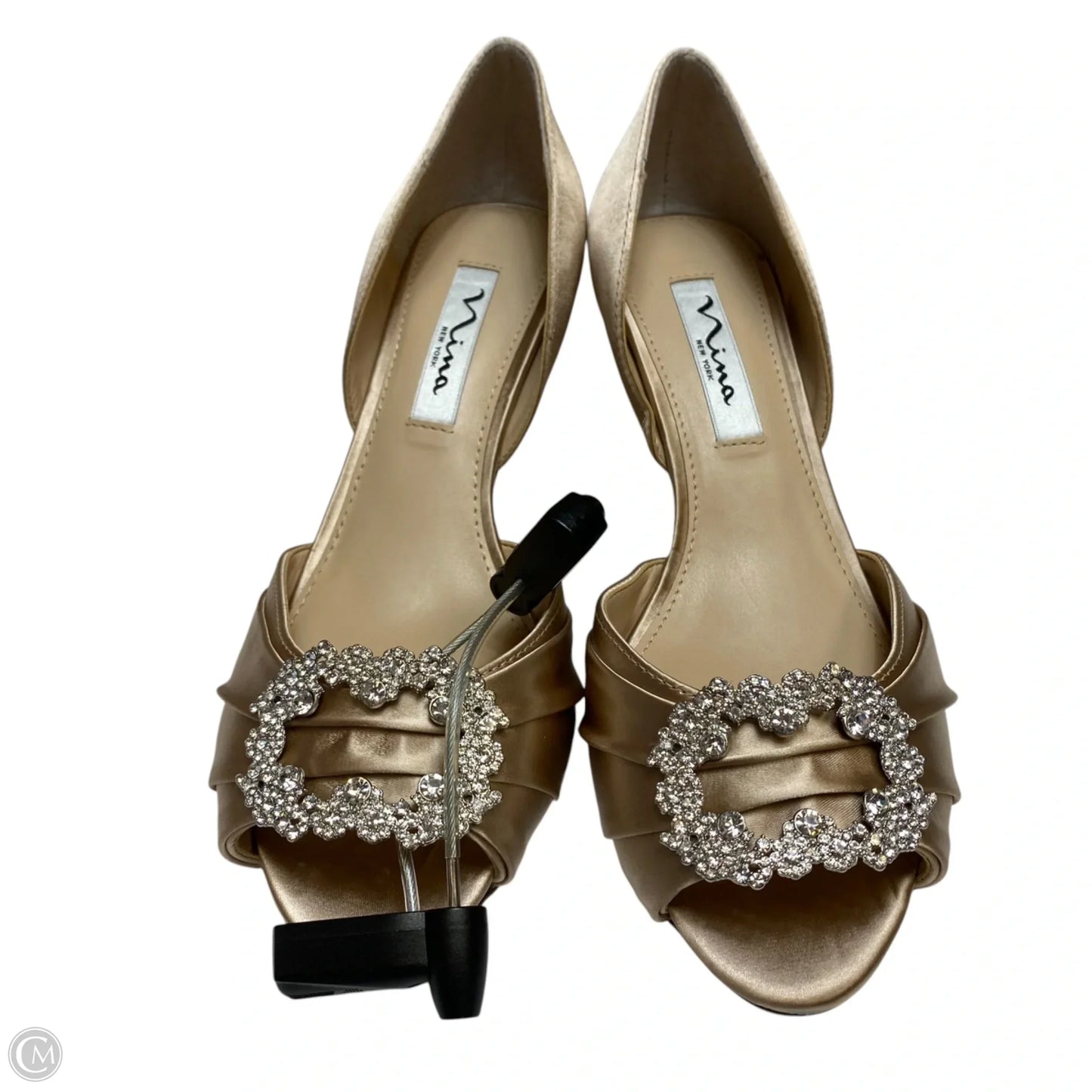 Sandals Heels Kitten By Nina In Pink, Size: 7.5