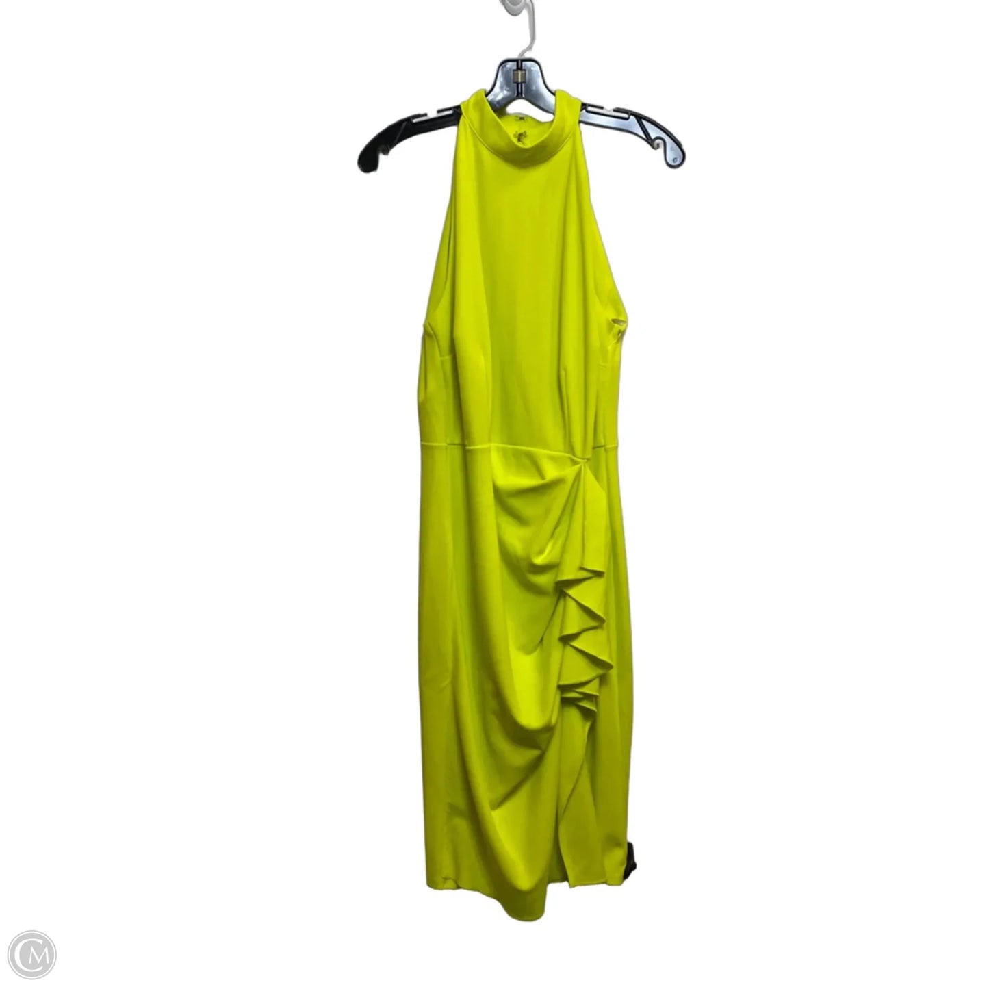 Dress Casual Midi By New York And Co In Green, Size: L
