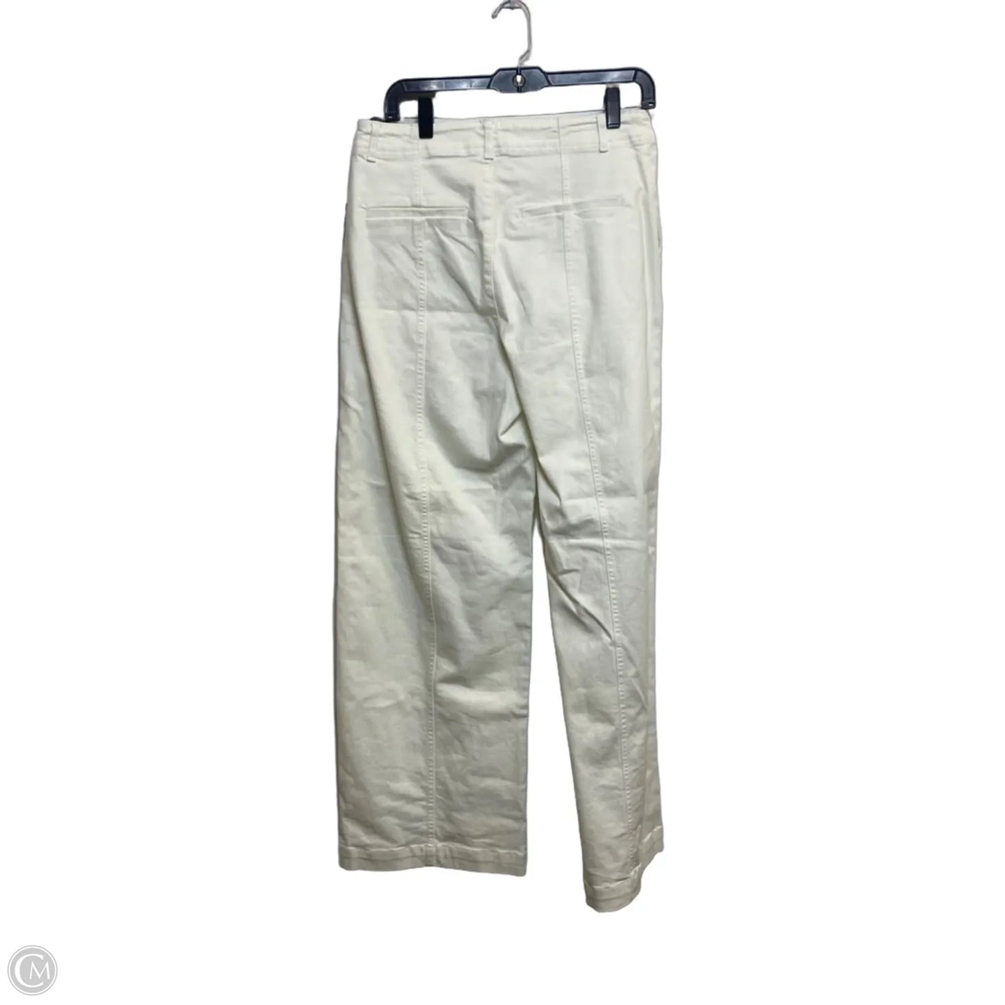 Jeans Wide Leg By Universal Thread In Cream Denim, Size: 6