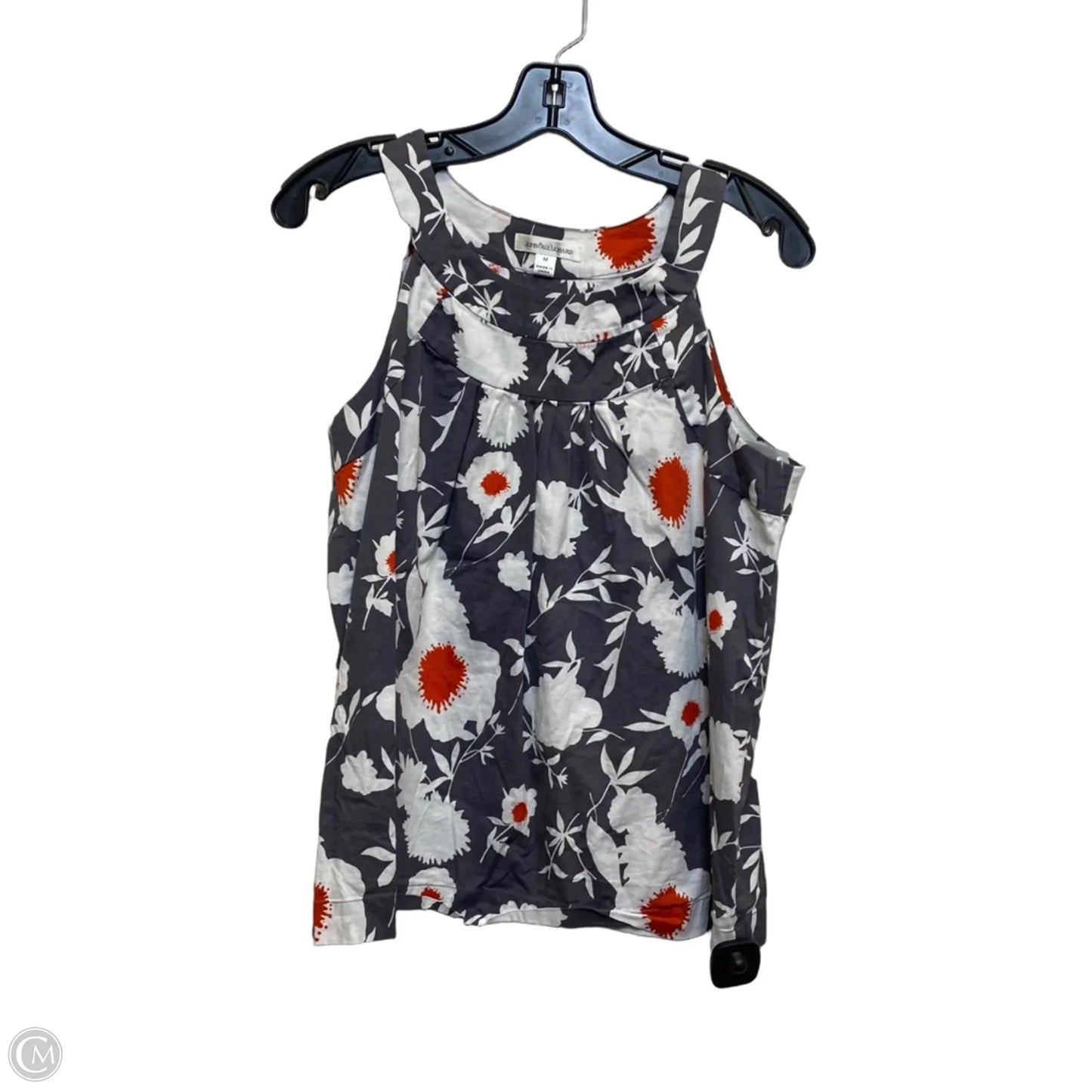 Top Sleeveless By John Paul Richard In Grey, Size: M