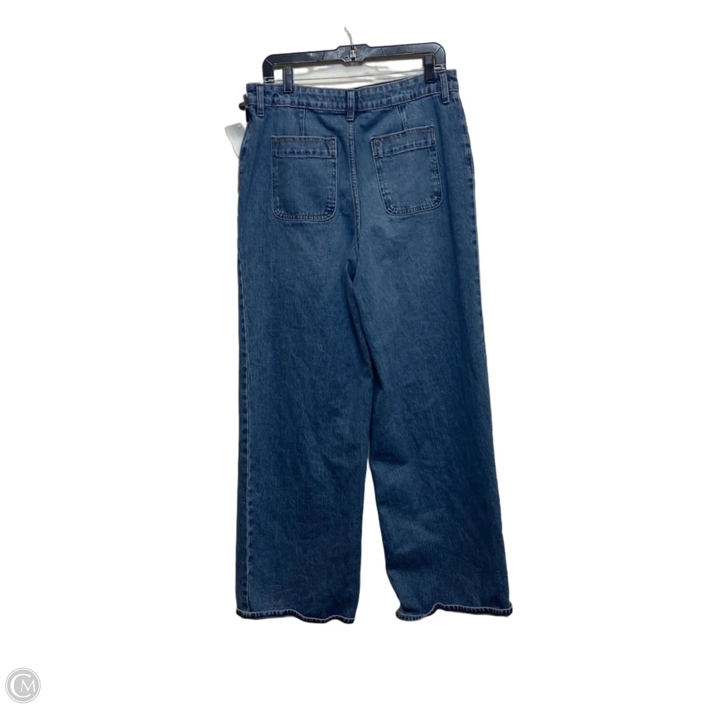 Jeans Wide Leg By Free Assembly In Blue Denim, Size: 12