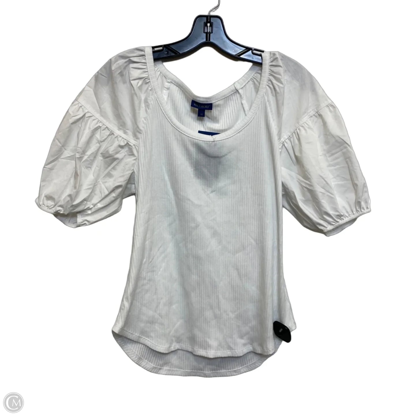 Top Short Sleeve By Biltmore In White, Size: M