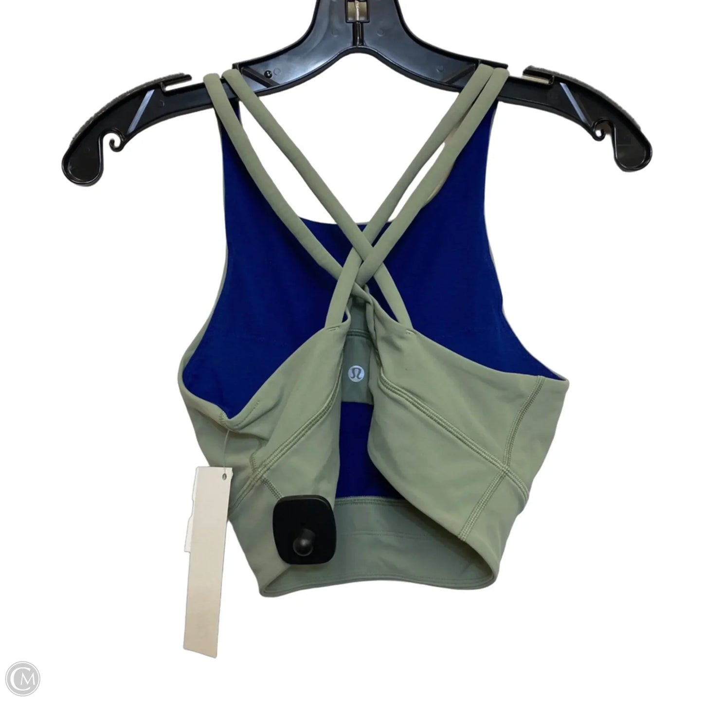 Athletic Bra By Lululemon In Green, Size: M