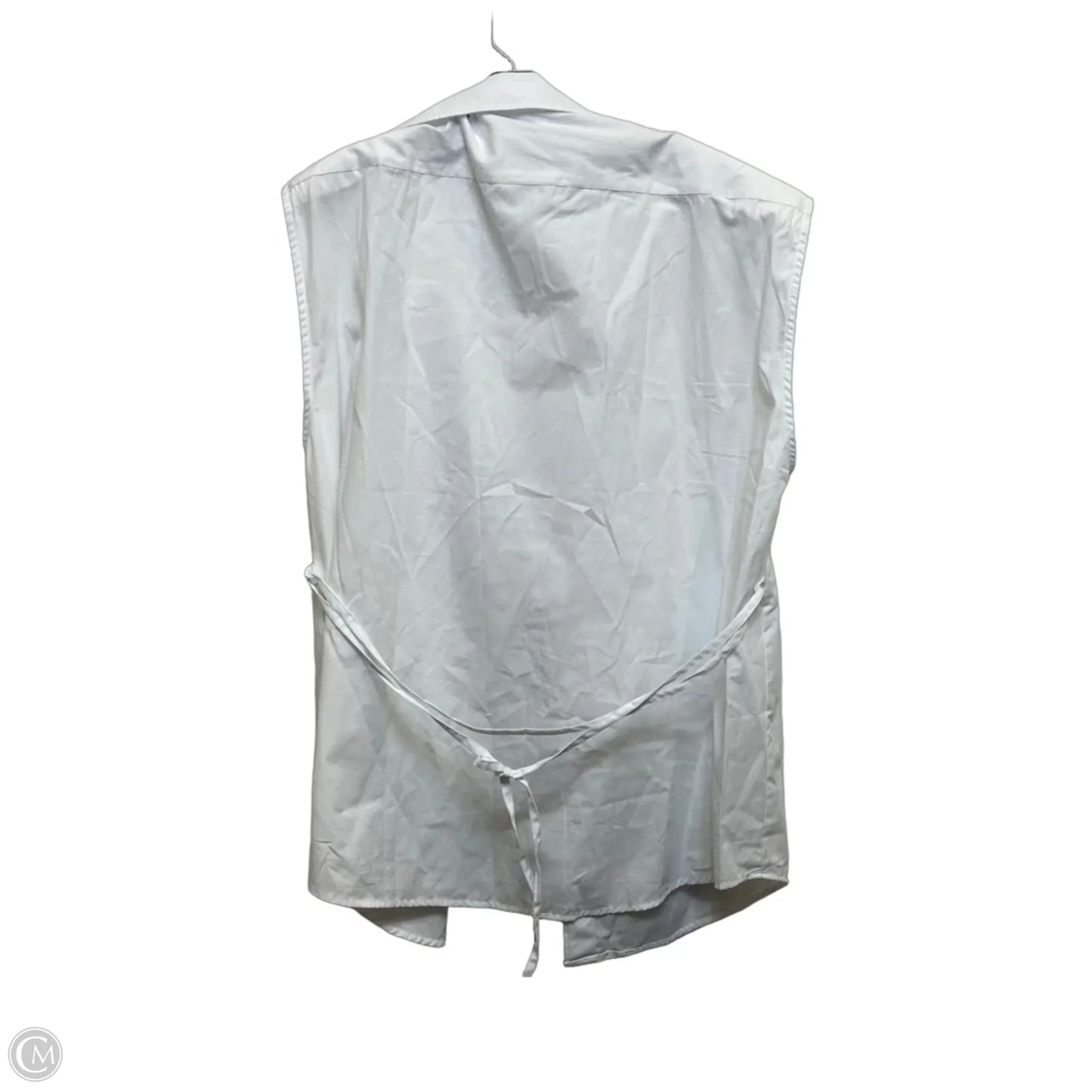 Top Sleeveless By Asos In White, Size: L