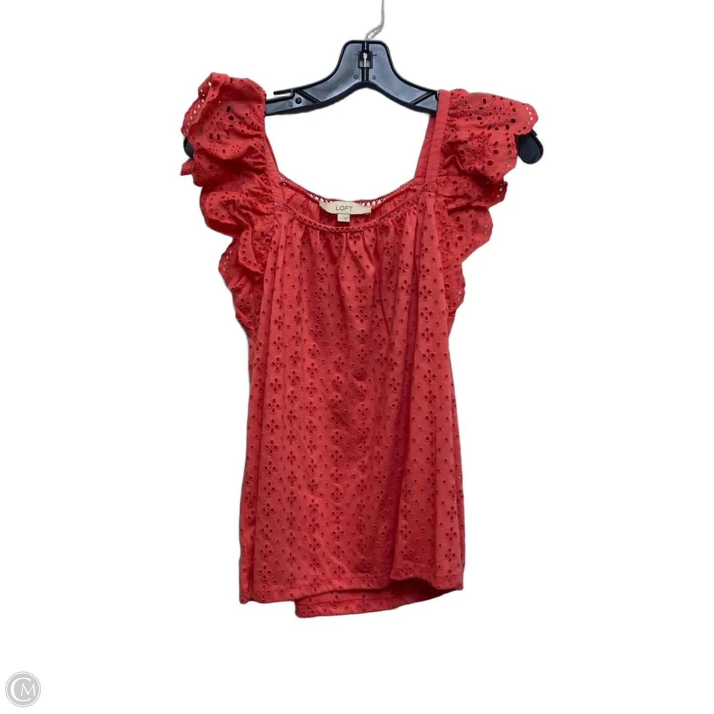 Top Sleeveless By Loft In Pink, Size: S