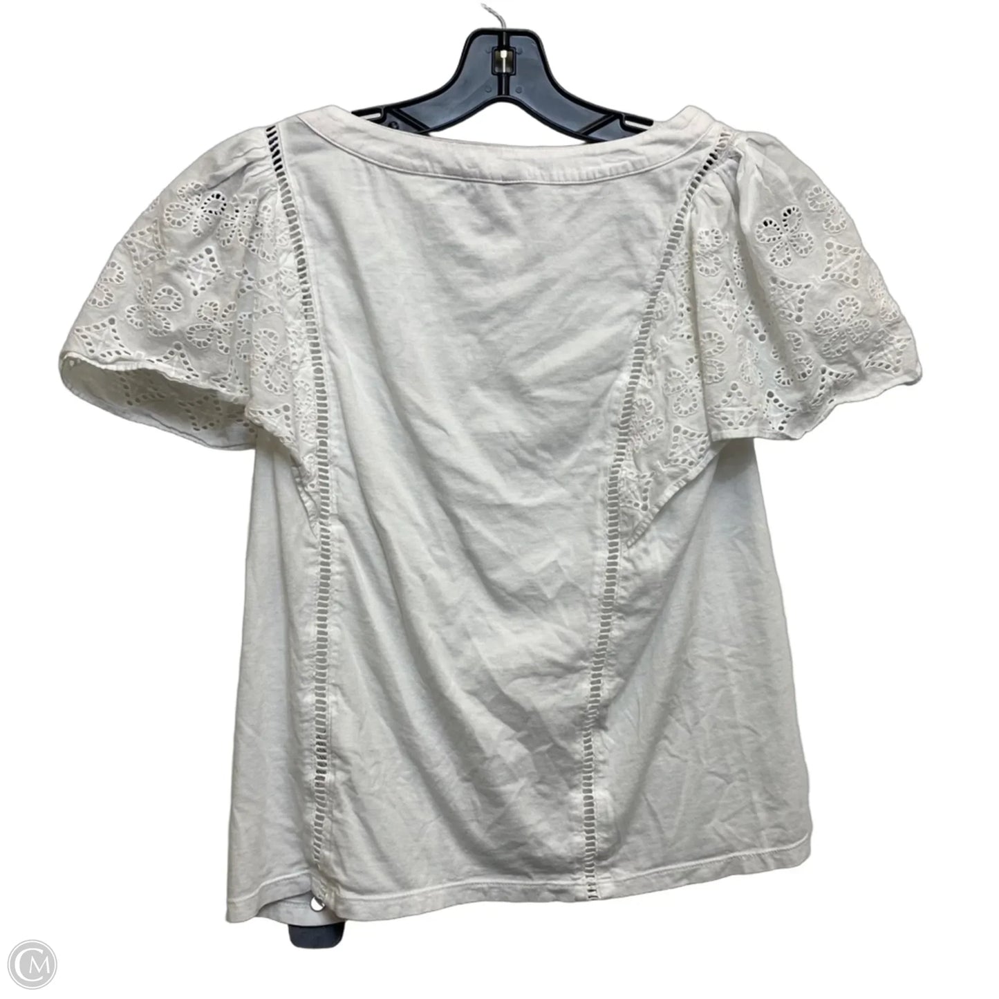 Top Sleeveless By Banana Republic In White, Size: M