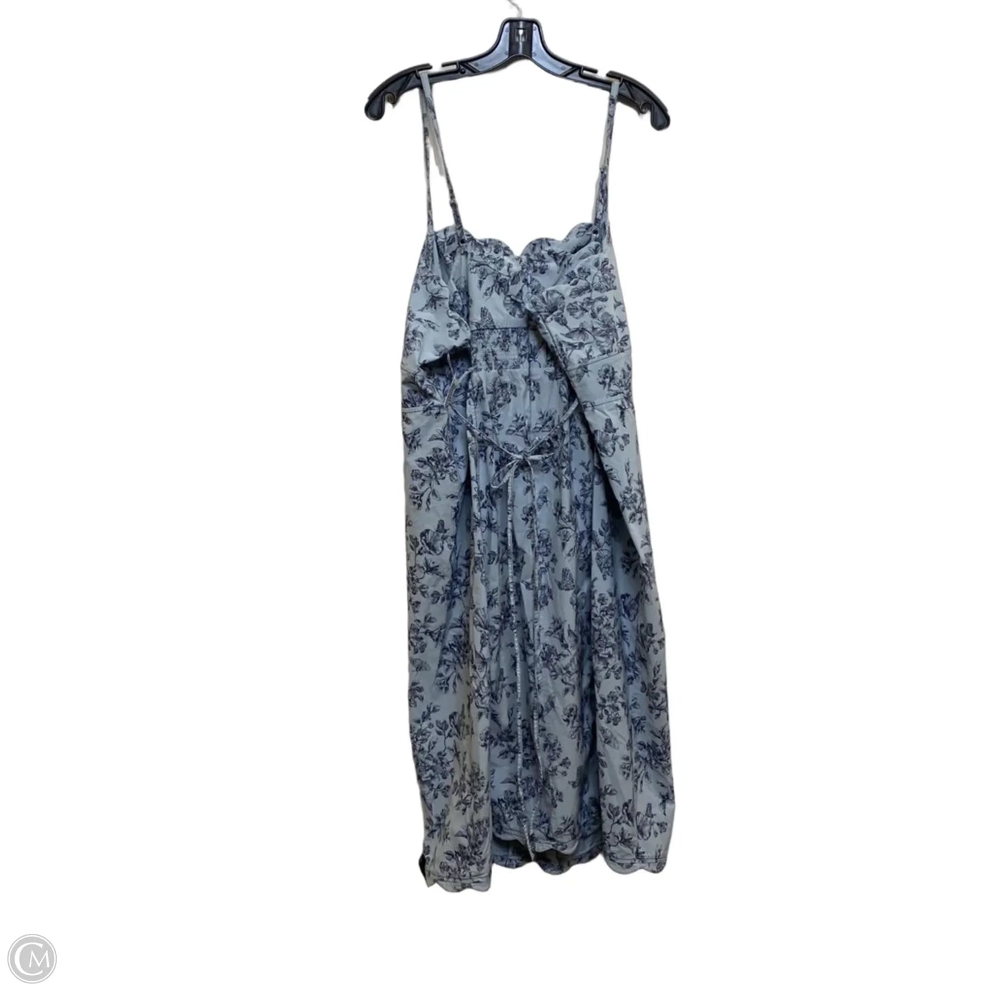 Dress Casual Midi By Anthropologie In Blue, Size: 2x