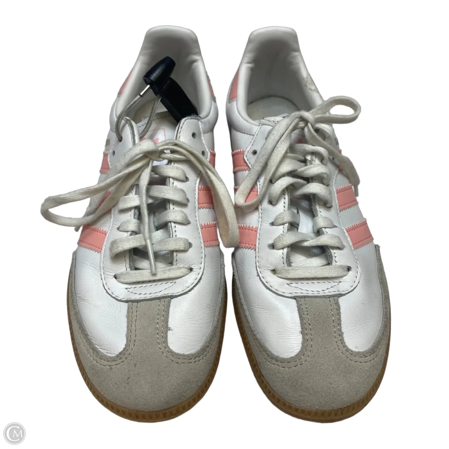 Shoes Sneakers By Adidas In Pink & White, Size: 7