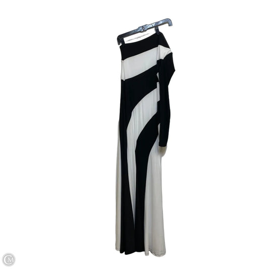 Dress Party Long By Fashion Nova In Black & White, Size: L