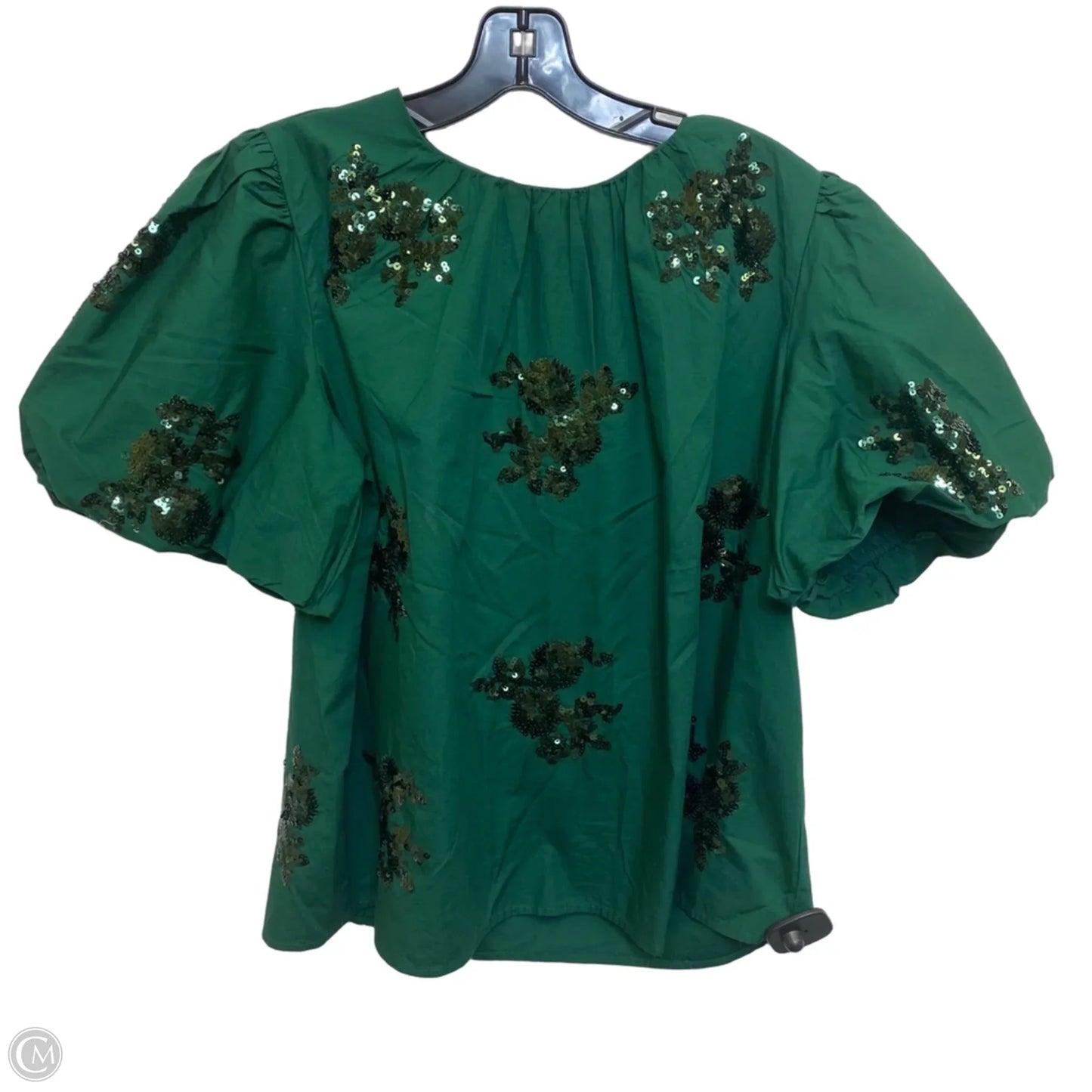 Top Short Sleeve By Crown And Ivy In Green, Size: Mp