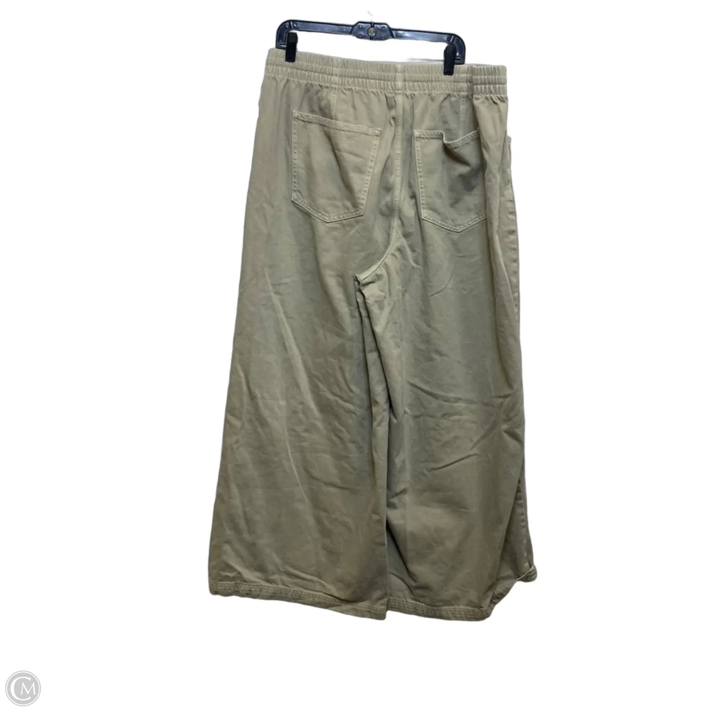 Jeans Wide Leg By Universal Thread In Tan Denim, Size: Xxl