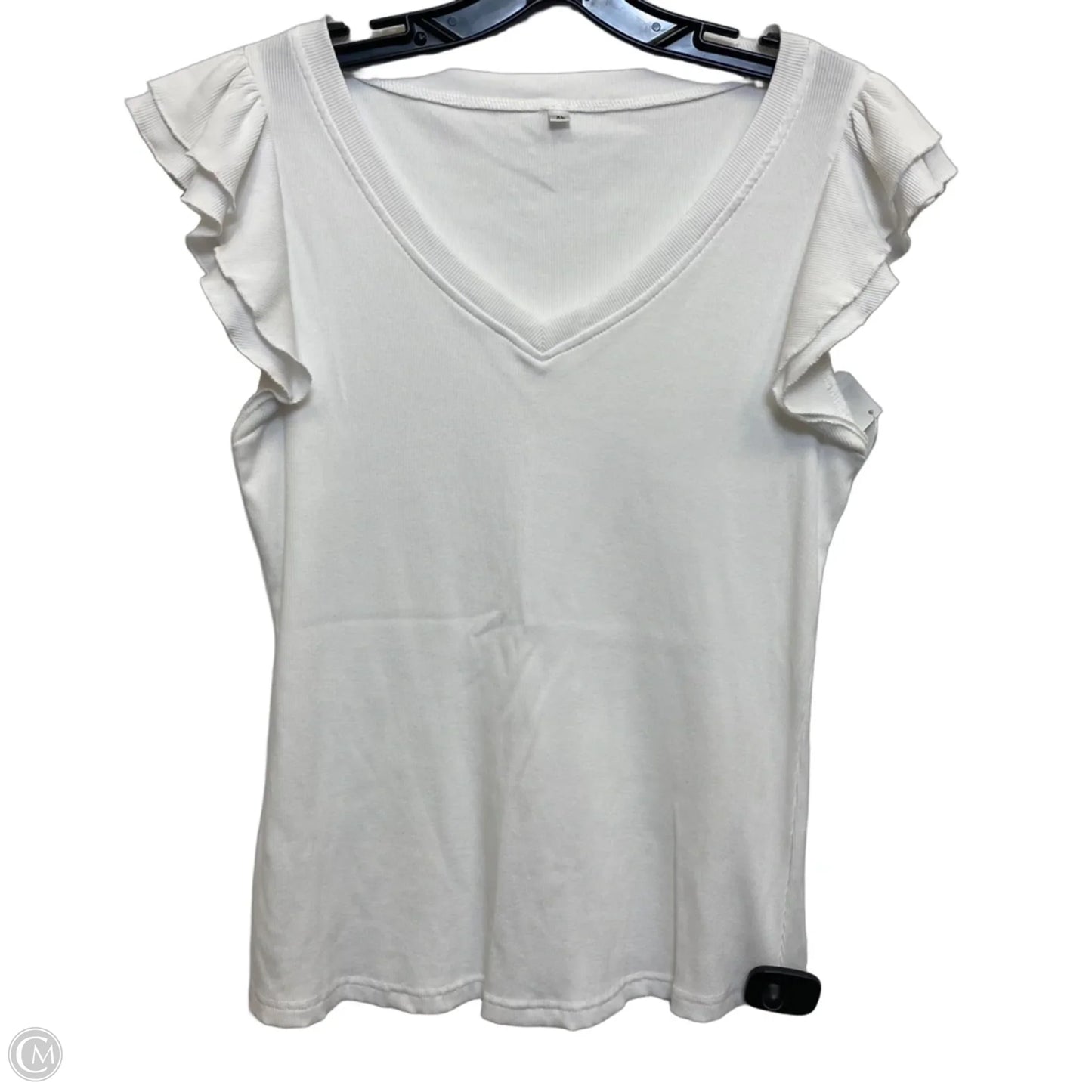 Top Sleeveless By Cme In White, Size: Xl