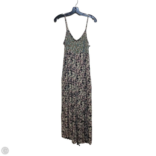 Jumpsuit By Natural Life In Black & Pink, Size: Xs