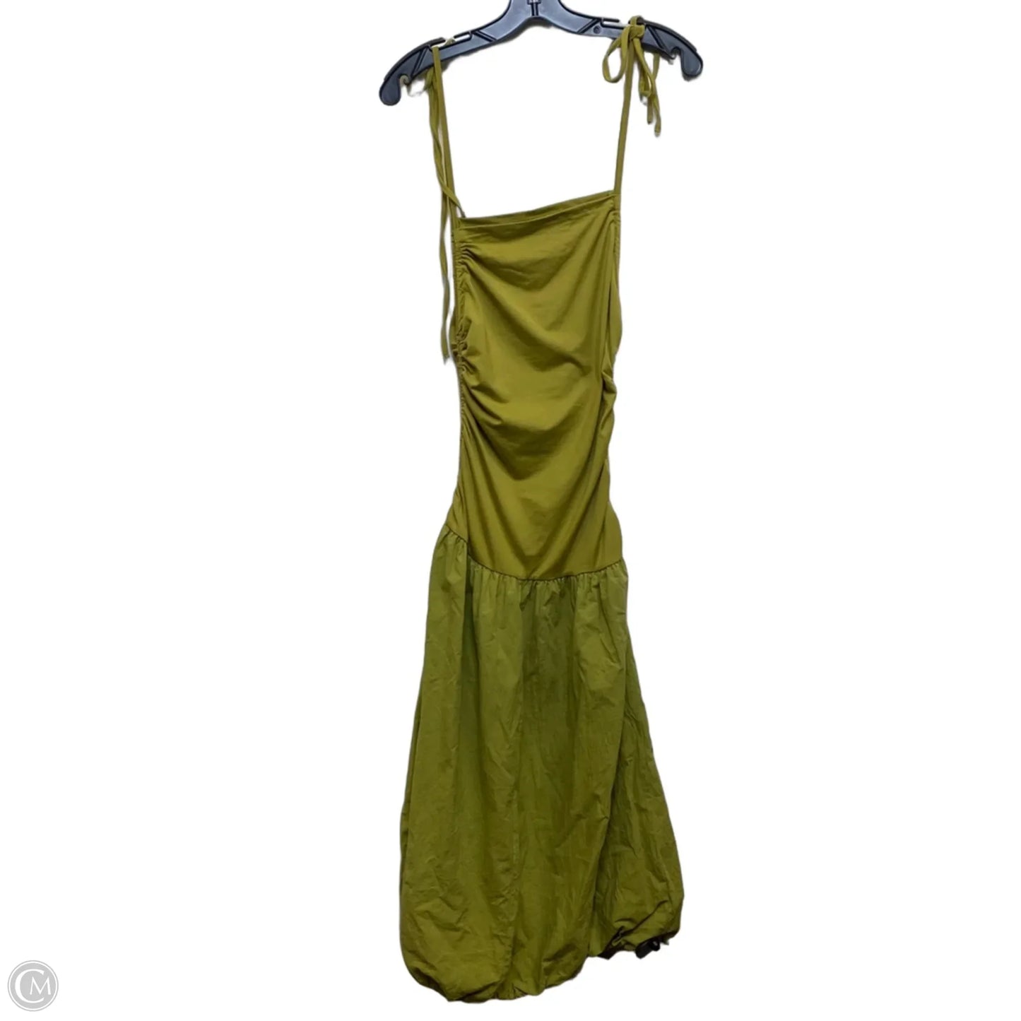 Dress Casual Midi By Cmf In Green, Size: M