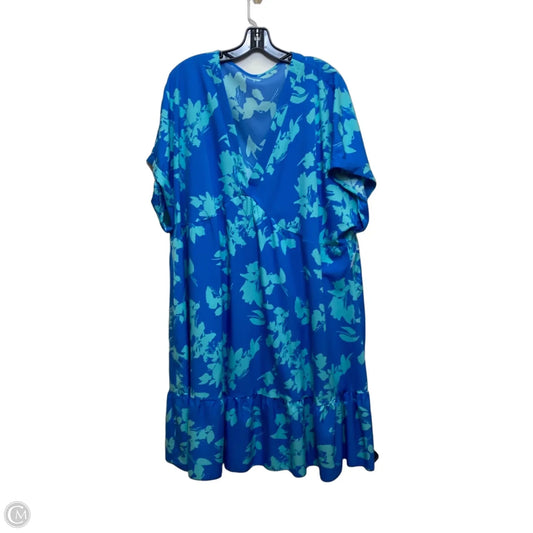 Dress Casual Short By Cmf In Blue, Size: 4x