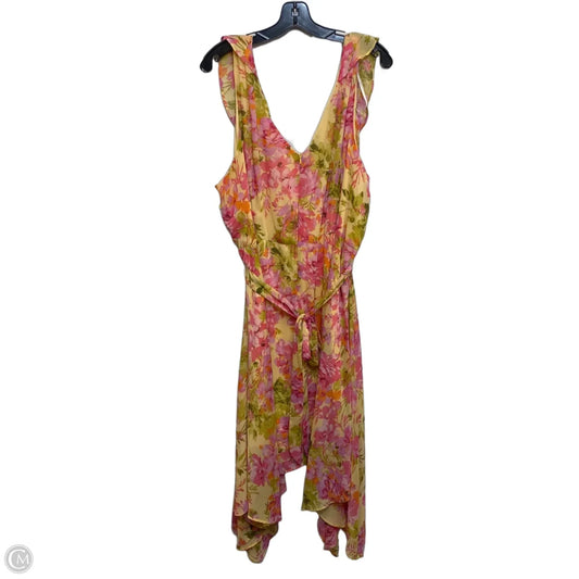 Dress Casual Maxi By Emma And Michele In Yellow, Size: 3x