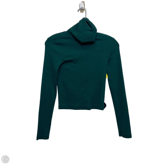 Top Long Sleeve Basic By Zara In Green, Size: Xs