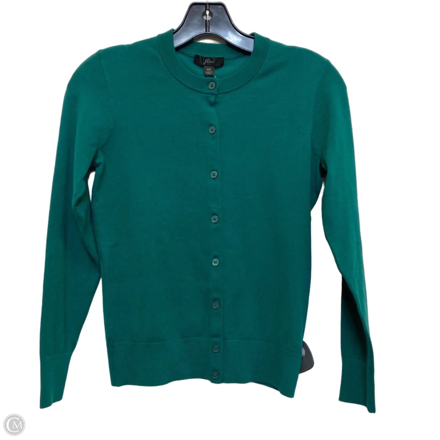 Cardigan By J. Crew In Green, Size: Xs