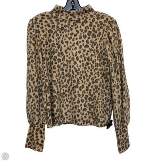 Top Long Sleeve By 21 SAINTS In Animal Print, Size: L