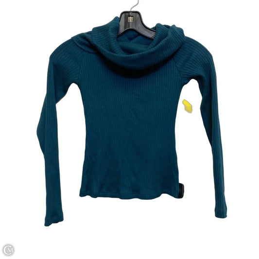 Top Long Sleeve By Madewell In Blue, Size: Xxs