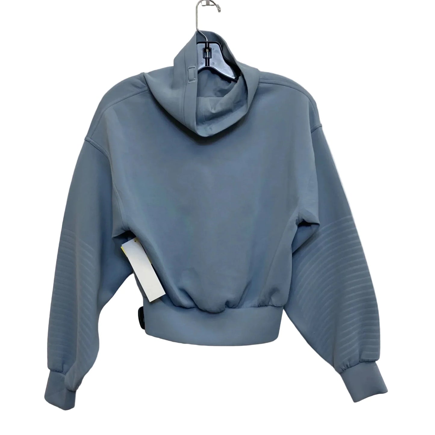 Athletic Top Long Sleeve Collar Designer By Lululemon In Blue, Size: Xs