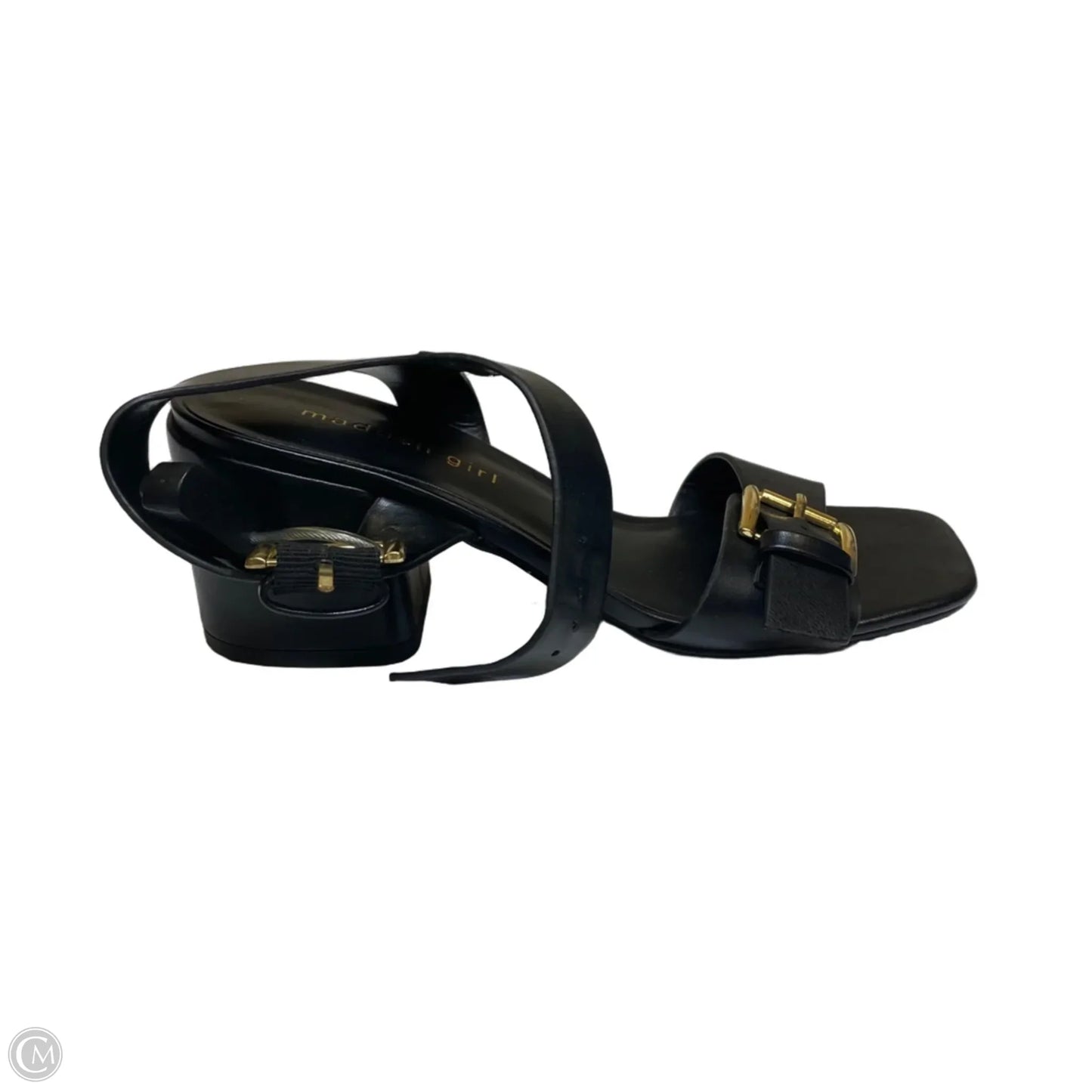 Sandals Heels Block By Madden Girl In Black, Size: 6.5