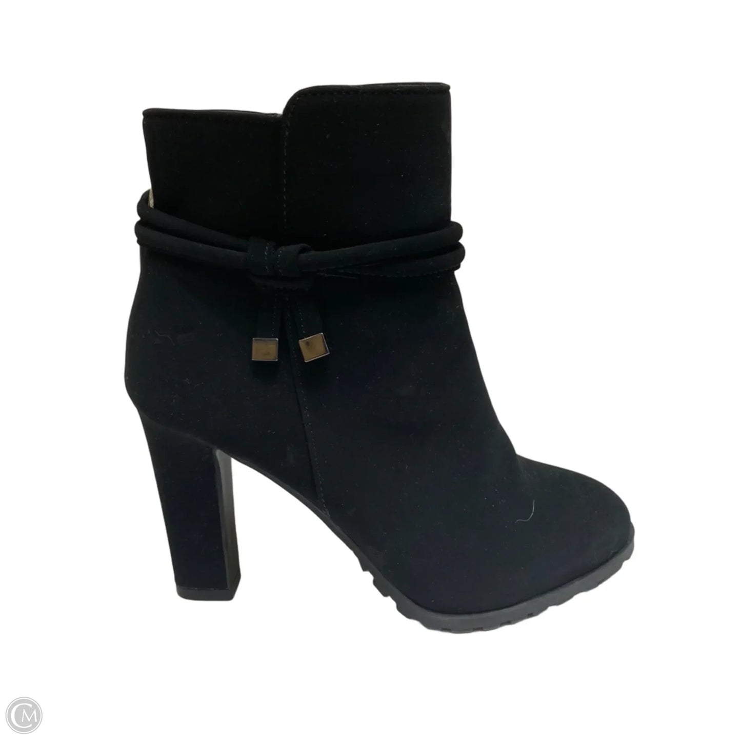 Boots Ankle Heels By Impo In Black, Size: 5.5
