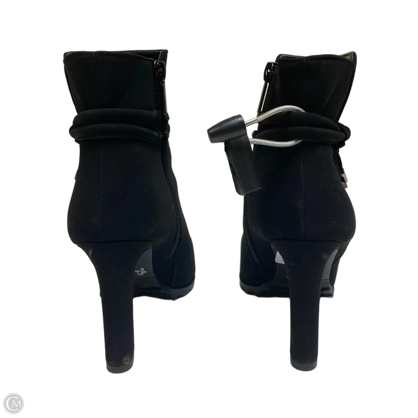 Boots Ankle Heels By Impo In Black, Size: 5.5