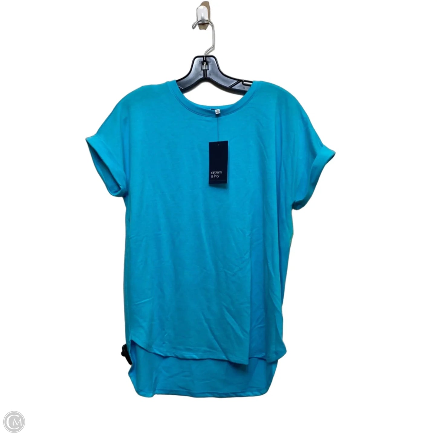Top Short Sleeve Basic By Crown And Ivy In Blue, Size: Xs