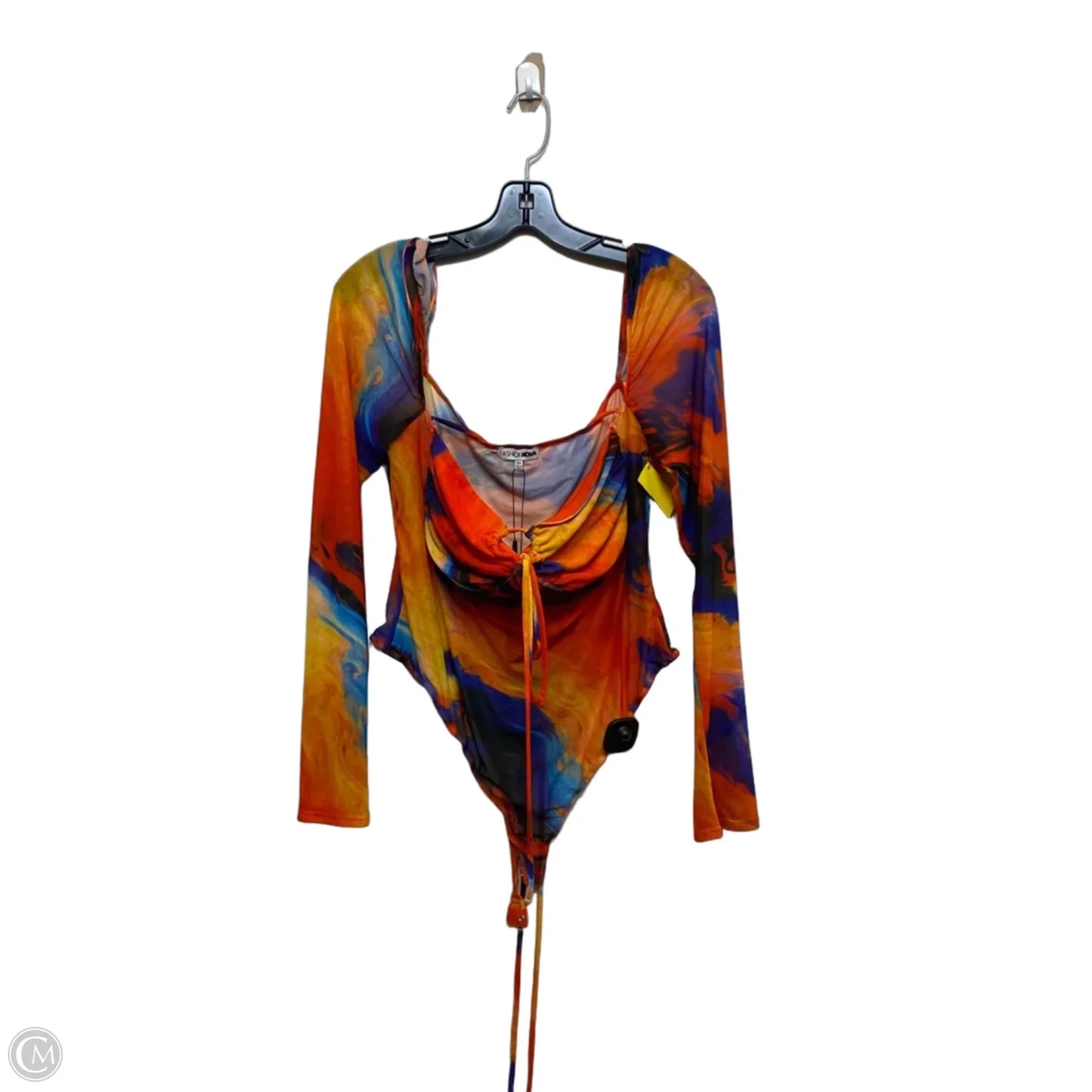 Bodysuit By Fashion Nova In Orange, Size: 2x