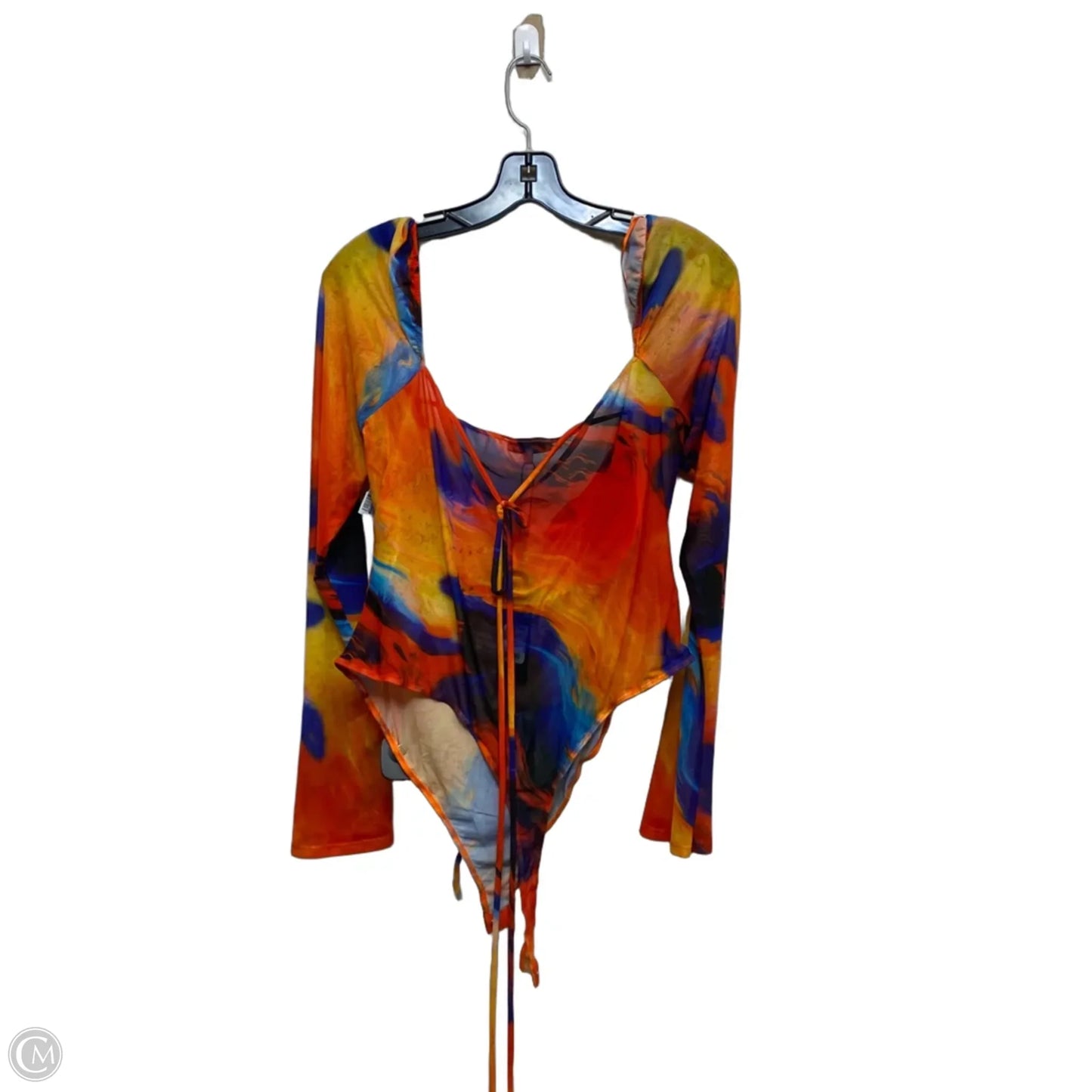 Bodysuit By Fashion Nova In Orange, Size: 2x