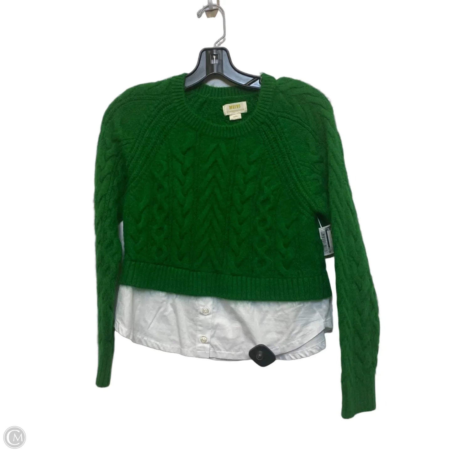 Top Long Sleeve By Maeve In Green, Size: Xs