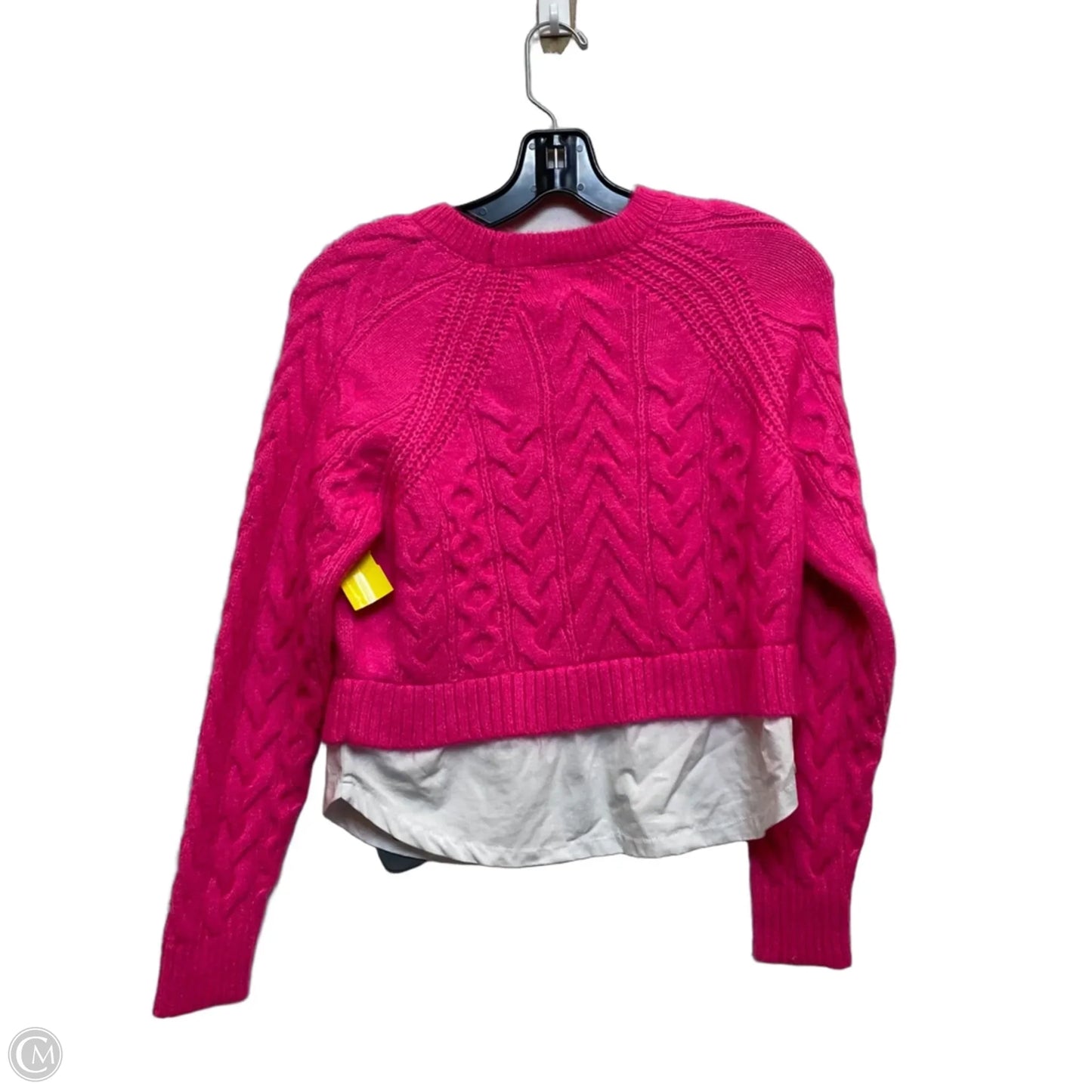 Top Long Sleeve By Maeve In Pink, Size: Xs