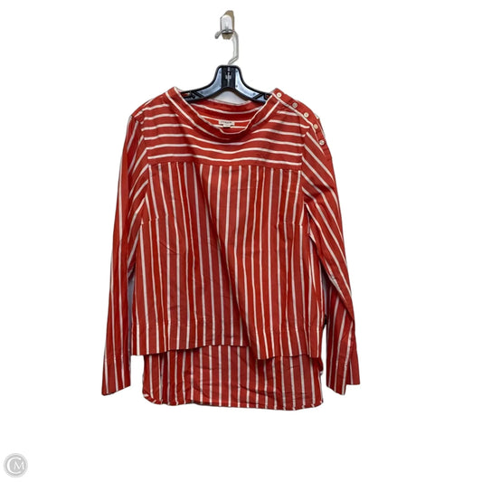 Top Long Sleeve By J. Crew In Red, Size: 1x