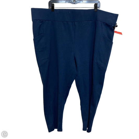 Pants Leggings By Logo In Blue, Size: 3x