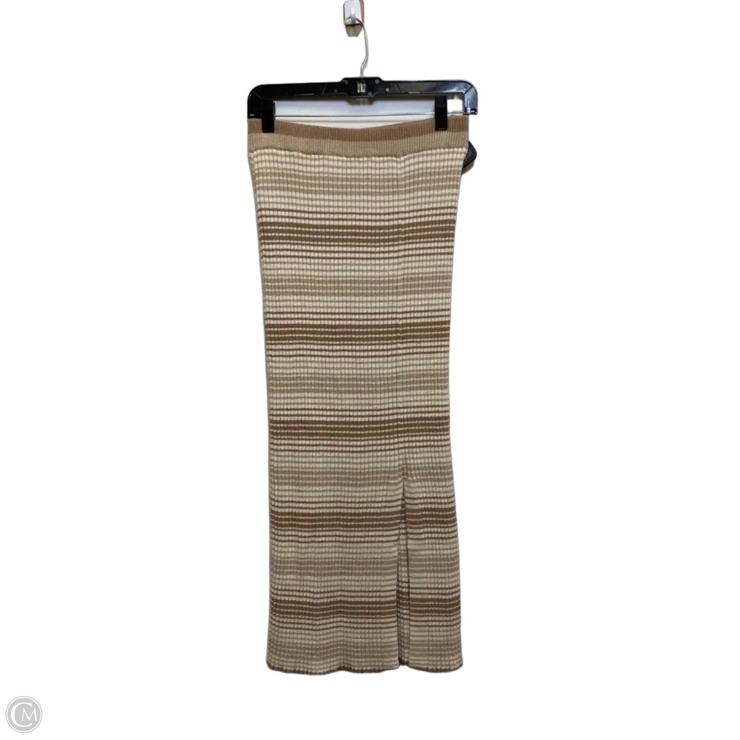 Skirt Set 2pc By Jessica Simpson In Tan & White, Size: L