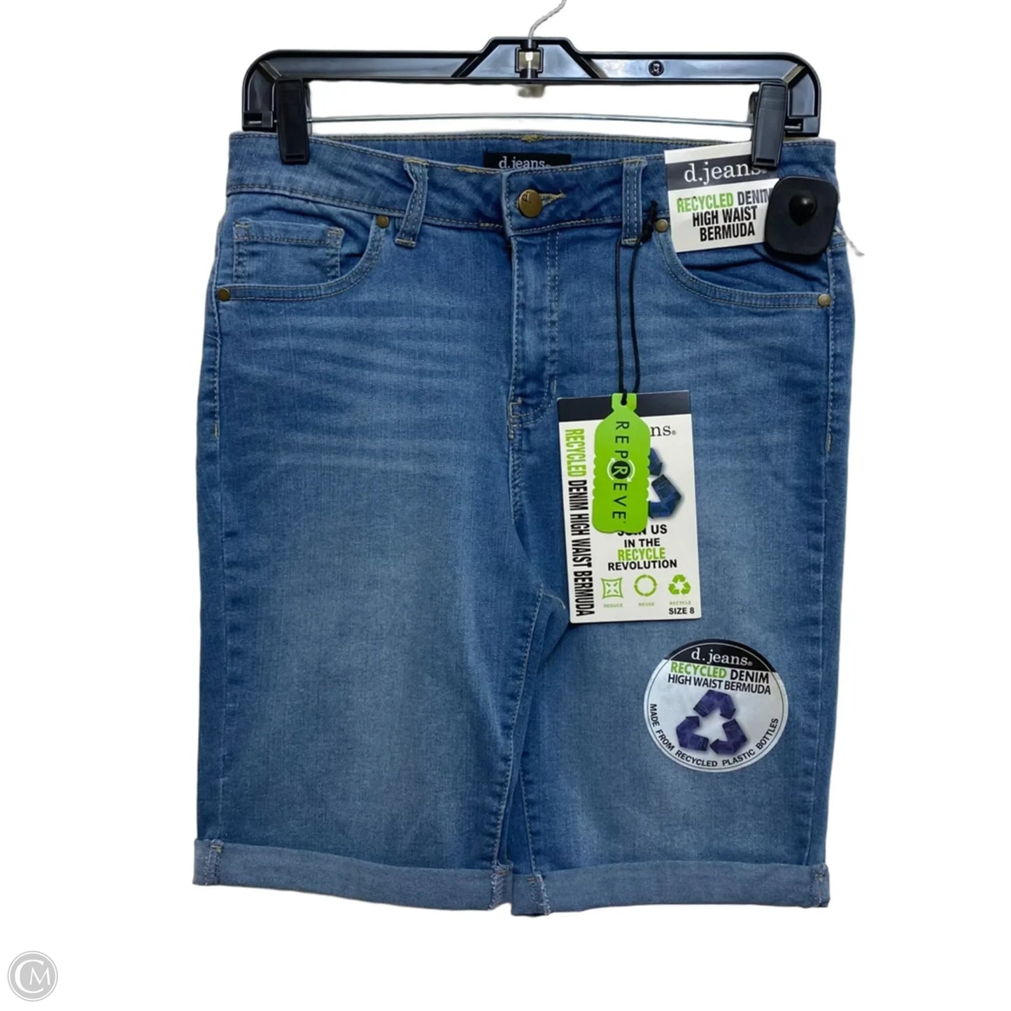 Shorts By D Jeans In Blue Denim, Size: 8