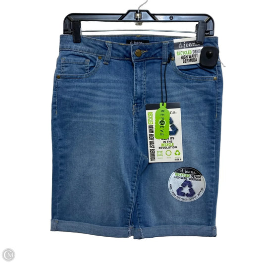 Shorts By D Jeans In Blue Denim, Size: 8