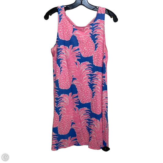Dress Designer By Lilly Pulitzer In Blue & Pink, Size: M