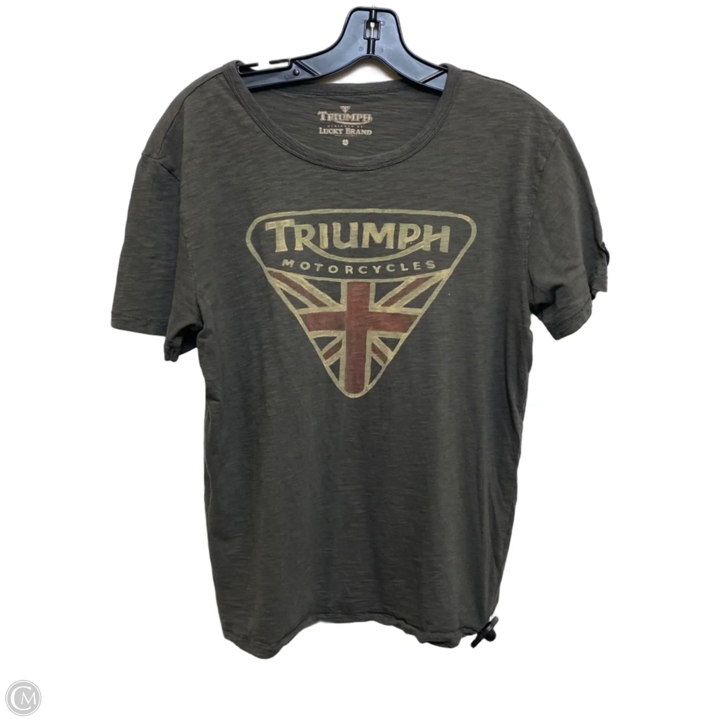 Top Short Sleeve Basic By Triumph In Grey, Size: S